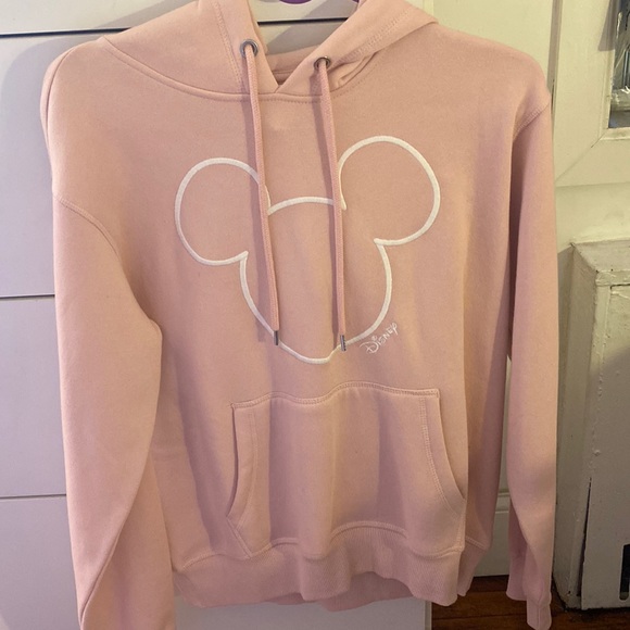 Hu0026M | Tops | Light Pink Mickey Mouse Hoodie | Poshmark